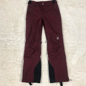 Spyder Burgundy Winter Snow Pant (8)